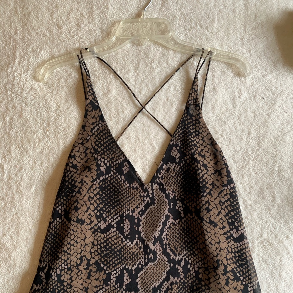 Zara Snake Skin Tank